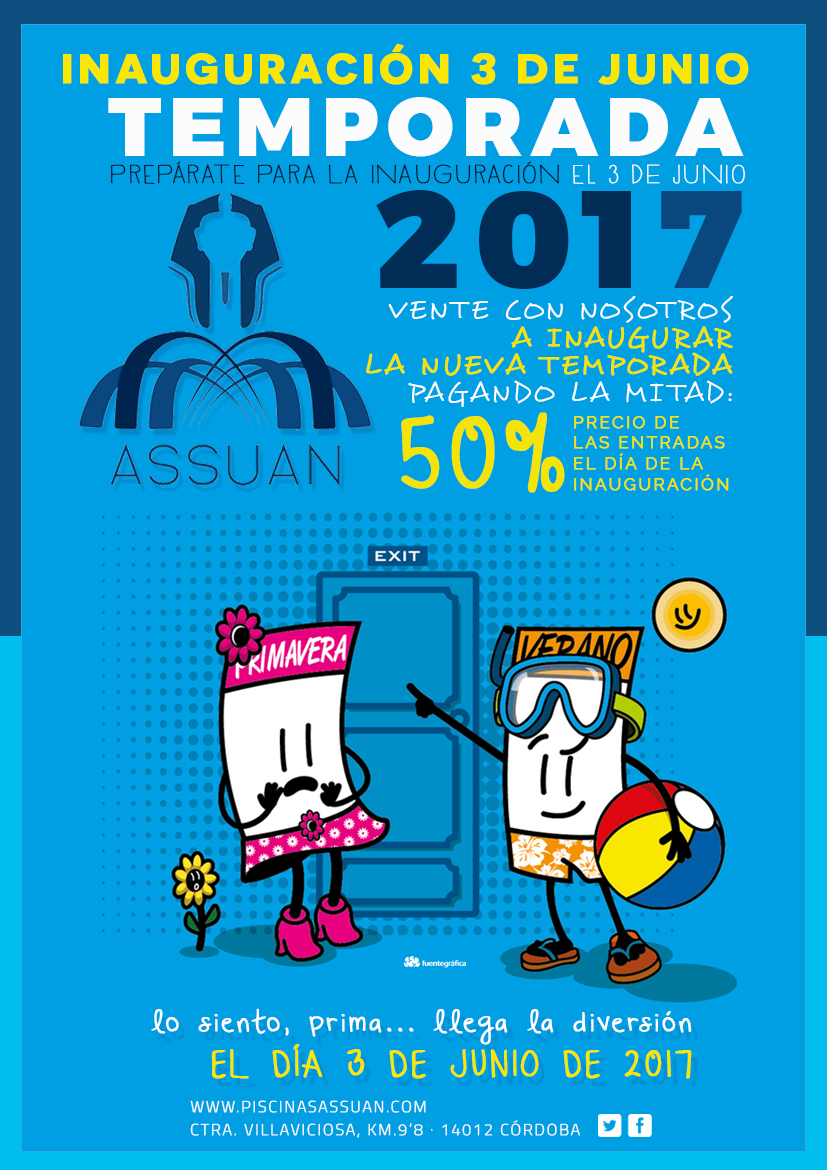 Día 3 de Junio: INAUGURACIÓN 2017