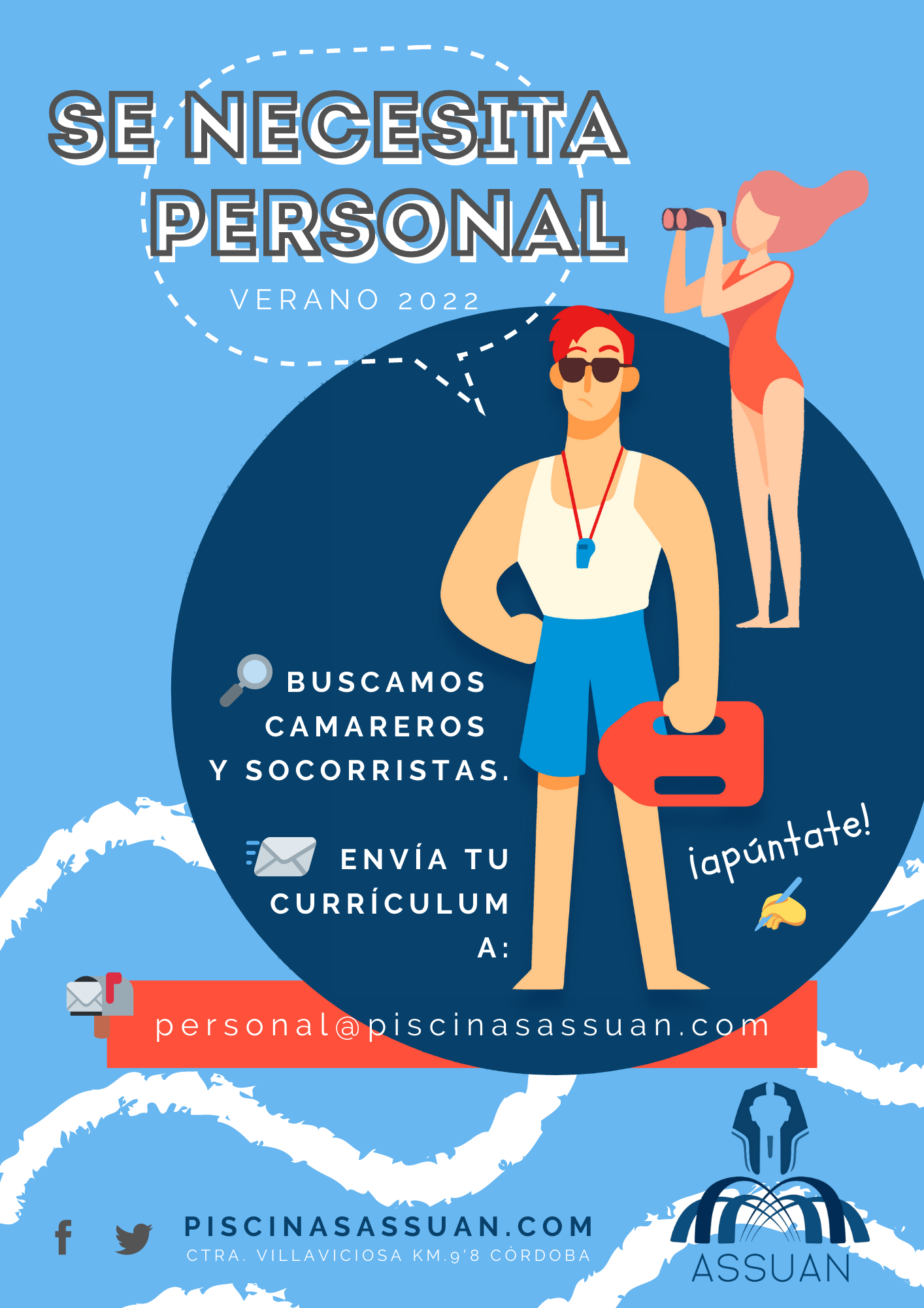 Se busca personal socorrista - temporada 2022