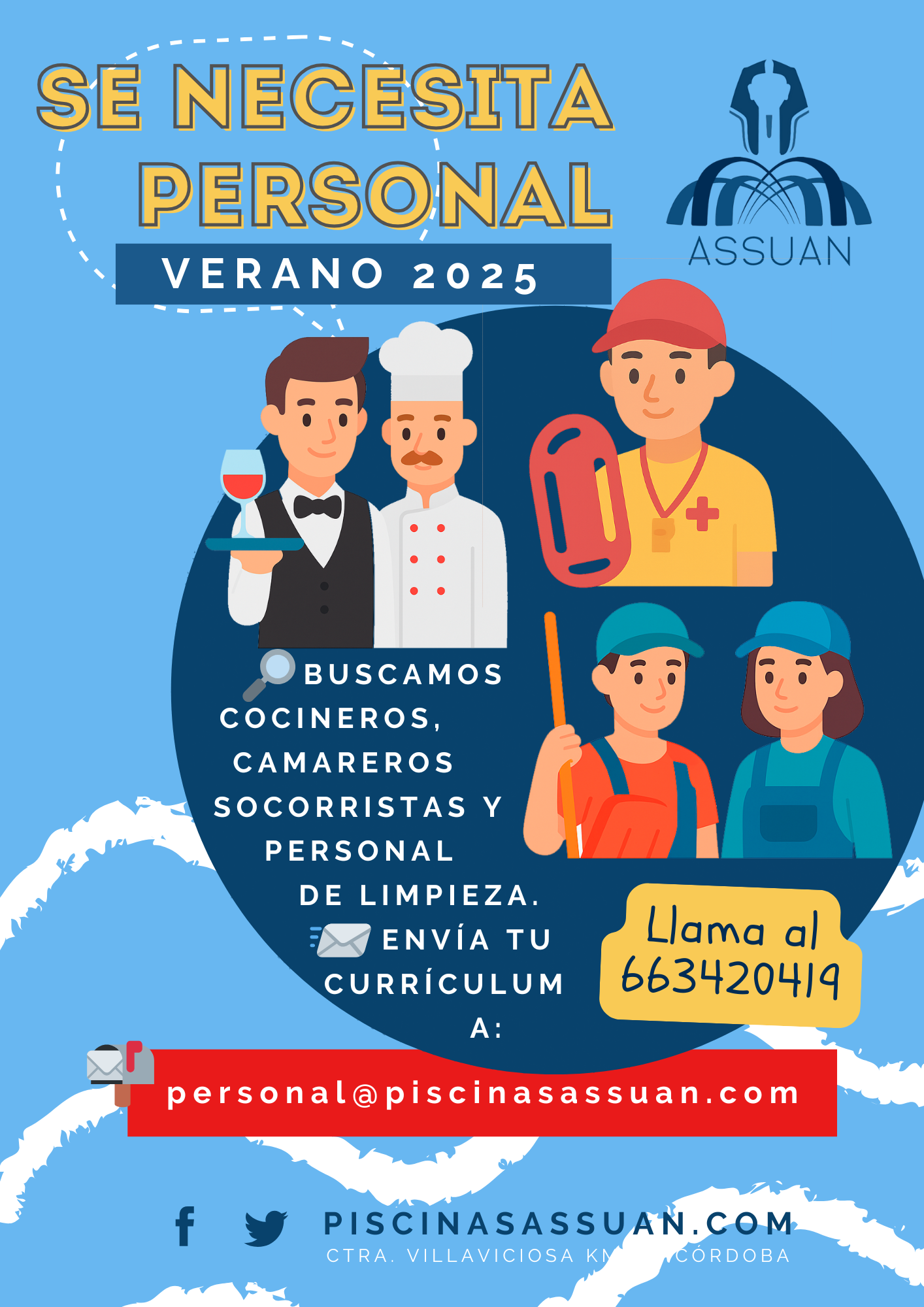 Se busca personal temporada 2025